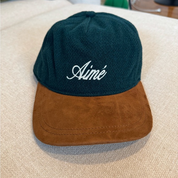 Aime Leon Dore Other - Aime Leon Dore Moleskin Suede Brim Country Hat, Pine Green/Brown, NWT